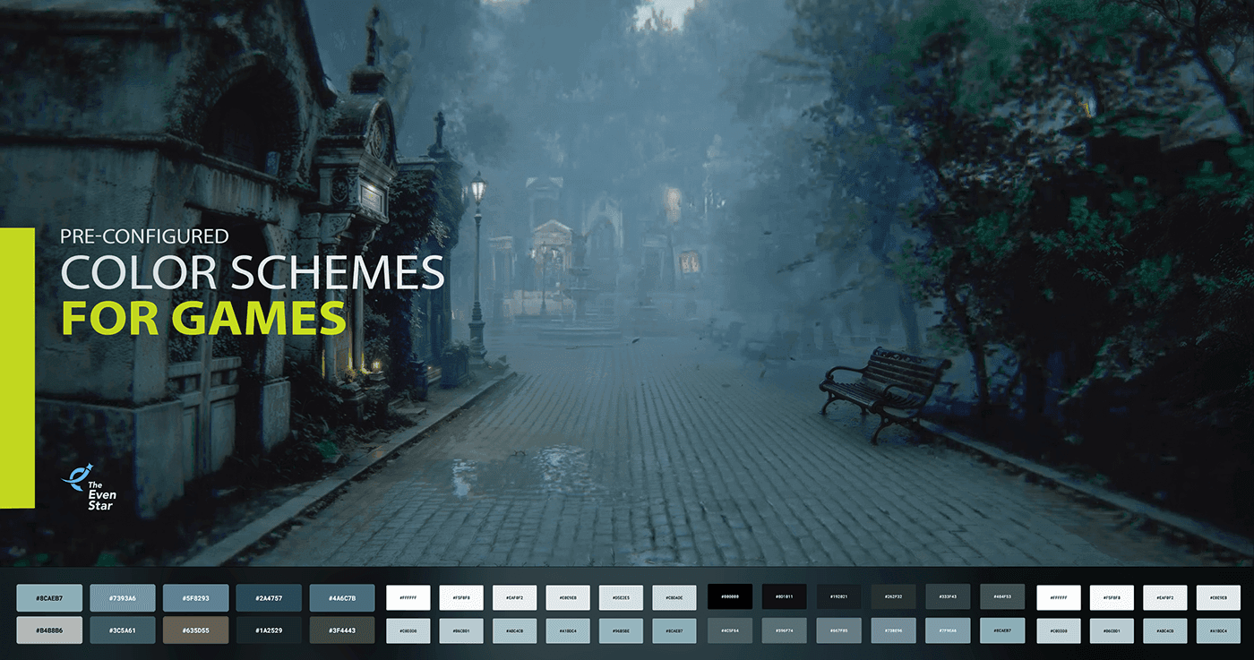 Pre-Configured Color Schemes Design